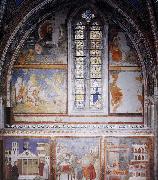 Frescoes in the fourth bay of the nave GIOTTO di Bondone